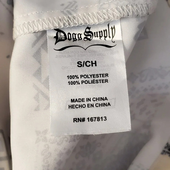 DOGG SUPPLY by SNOOP DOGG, Poly Satin Men's Pajama Lounge Shirt. Size Small - Picture 7 of 8